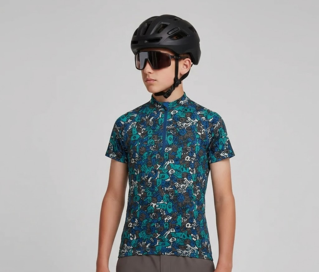 Kids' cycling jersey CD1434 Scrivia