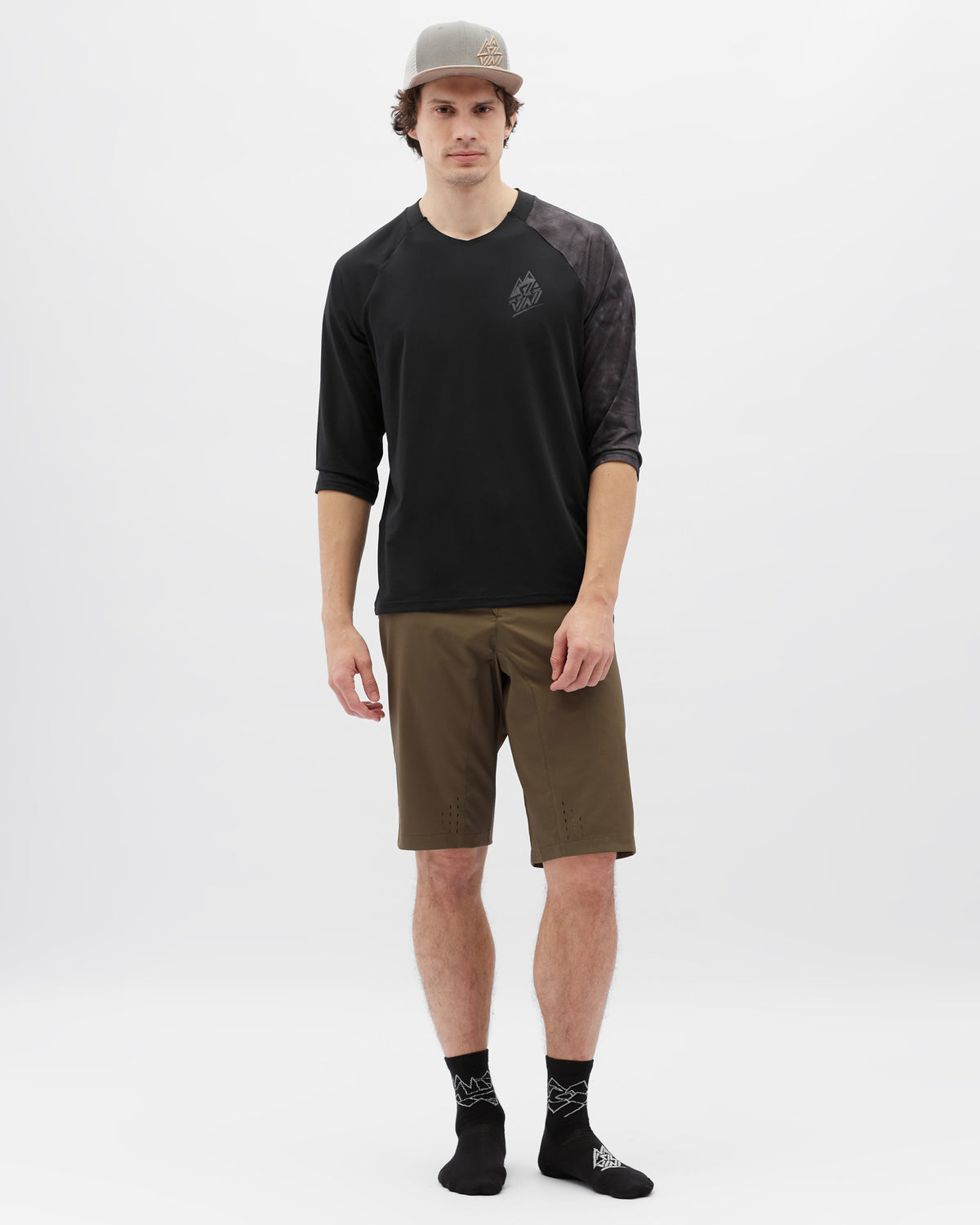 Heren enduro shirt MD2239 Brunello
