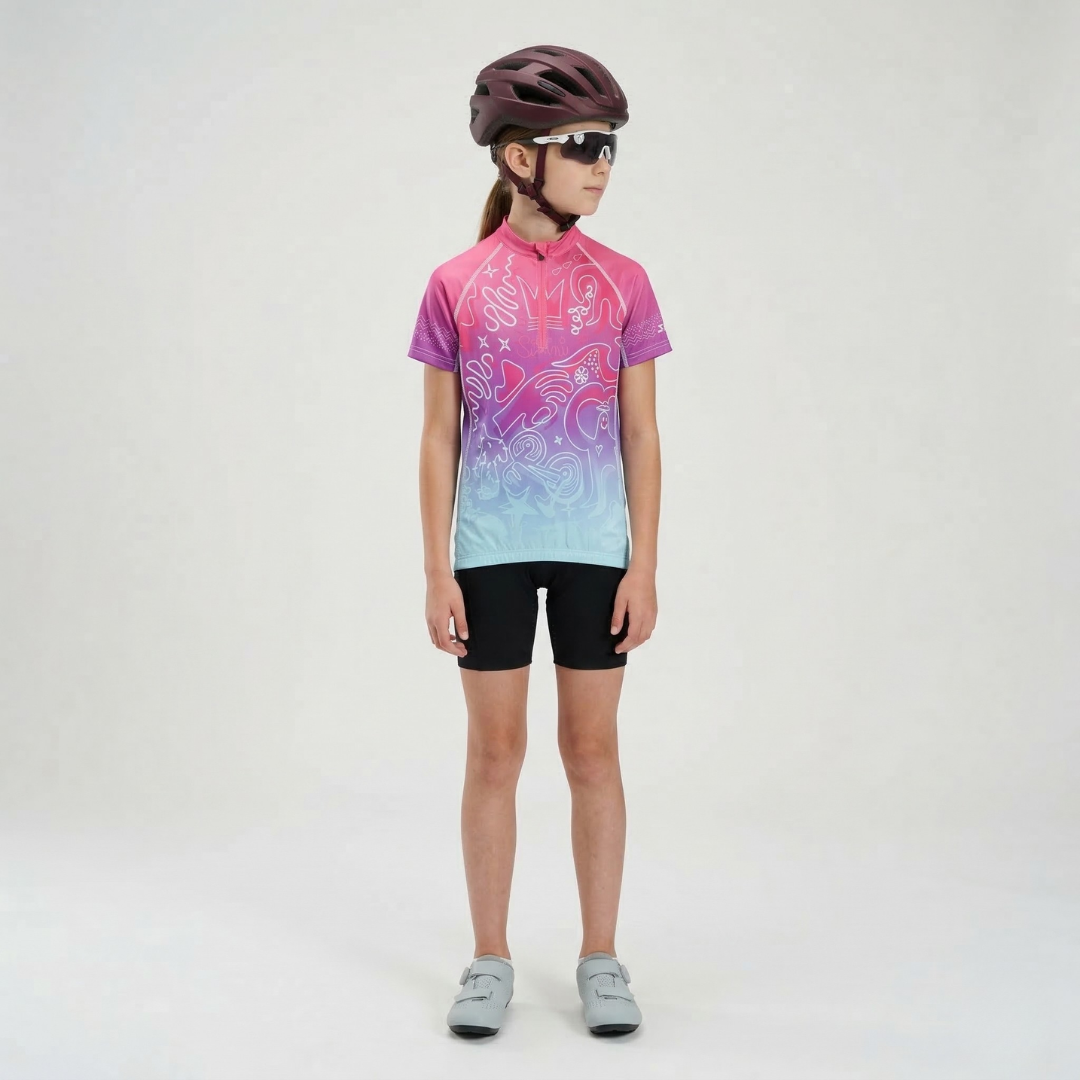 Kids' cycling jersey CD1434 Scrivia