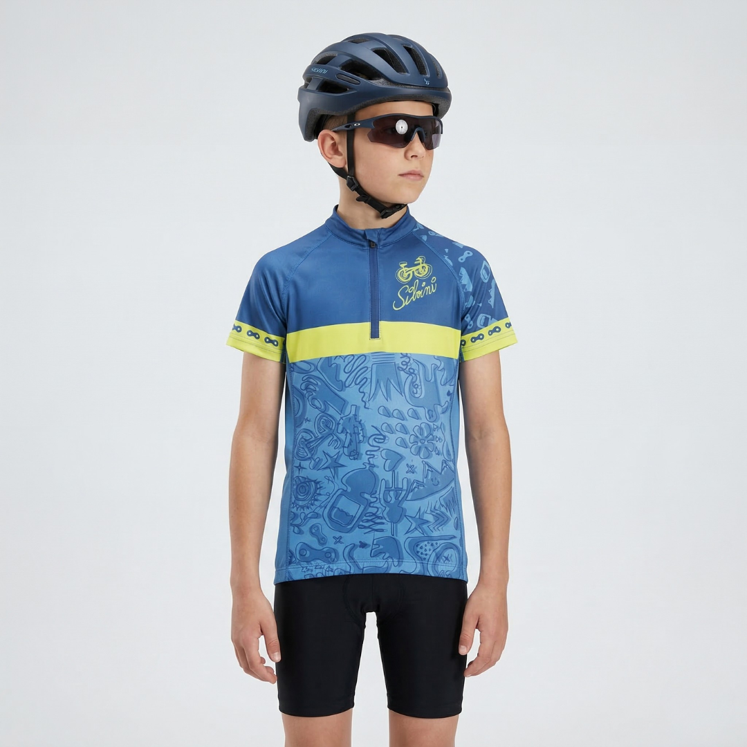 Kids' cycling jersey CD1434 Scrivia