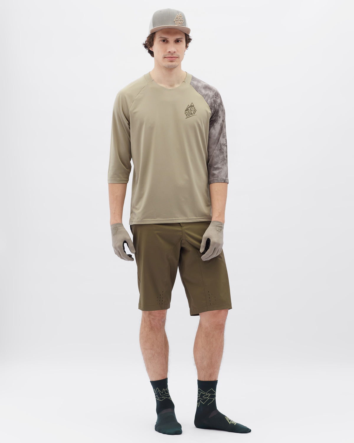 Heren enduro shirt MD2239 Brunello