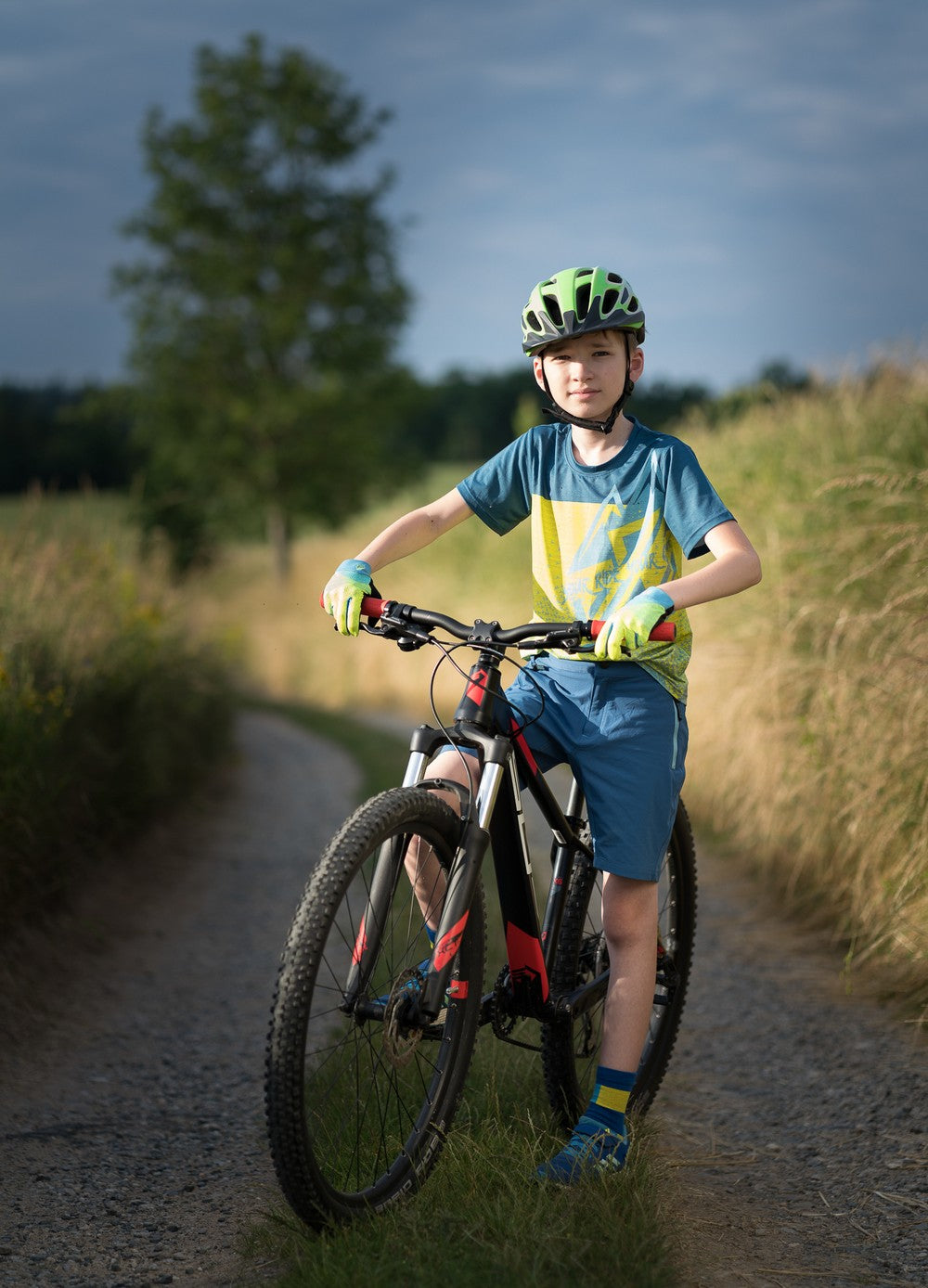 Kids' enduro jersey CD2283 Denni