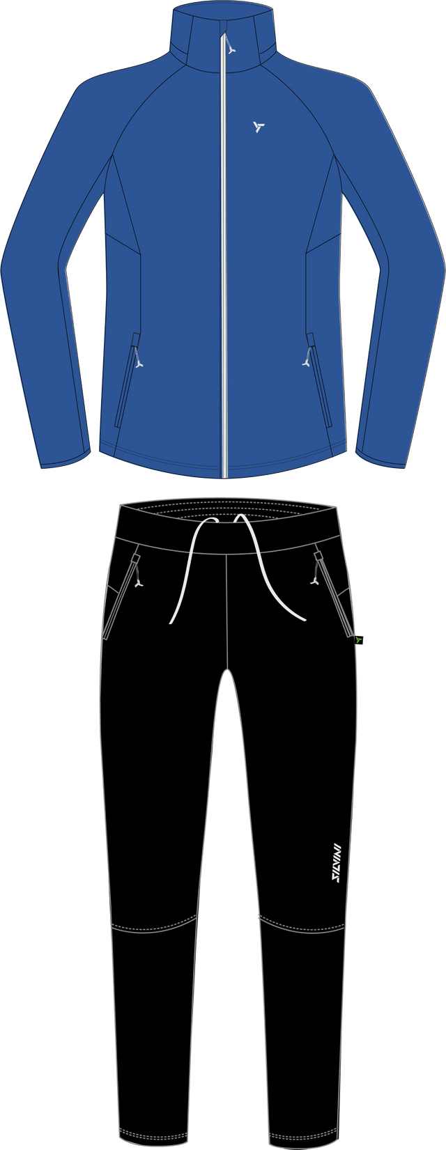 Silvini men's cross-country set XCM2501 Cassiano set