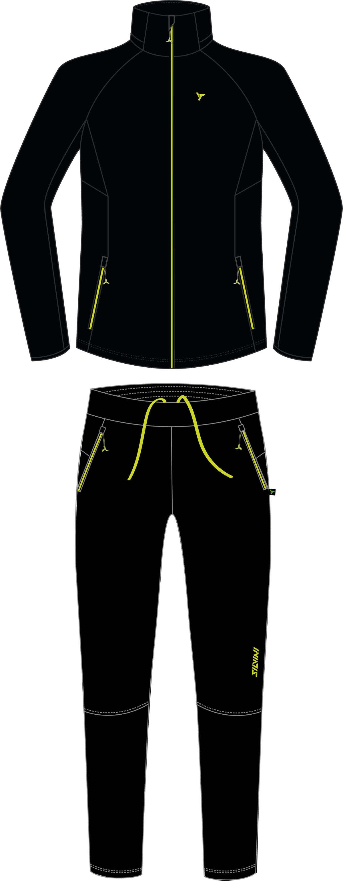 Silvini men's cross-country set XCM2501 Cassiano set